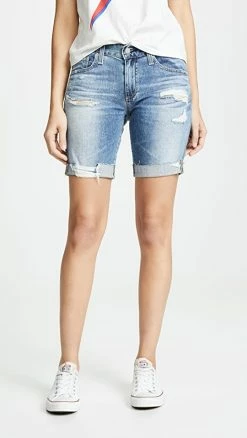 Wholesale ???? AG The Nikki Shorts 16 Years Indigo Deluge ????