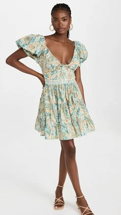 Buy ✔️ Agua By Agua Bendita Manzanilla Vuelo Dia Mini ???? Dress Multi Color ????