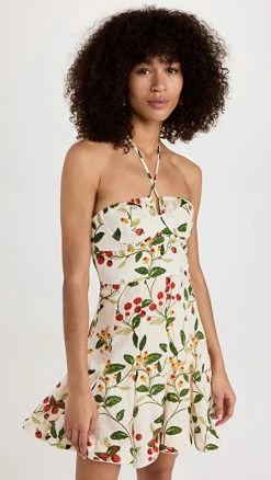 Jonathan Simkhai shop 32 Coupon ???? Agua By Agua Bendita Anturio Frutal Mini ???? Dress Multicolor ????