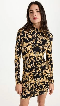 Top 10 ???? Alice + Olivia Delora Turtleneck ???? Dress Florence Scroll ????