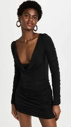 Best reviews of ???? Aliette Black Long Sleeve Mini ???? Dress ????