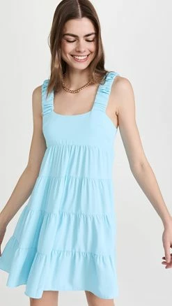 Best Pirce ???? Amanda Uprichard Nicolia ???? Dress Ice Blue ????