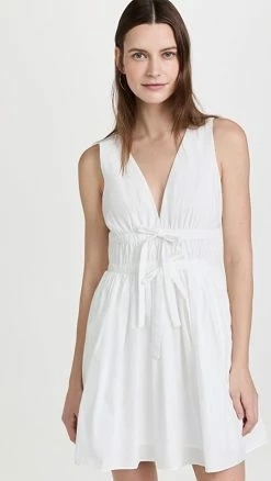 Deals ???? Amanda Uprichard Sleeveless Morello ???? Dress White ????