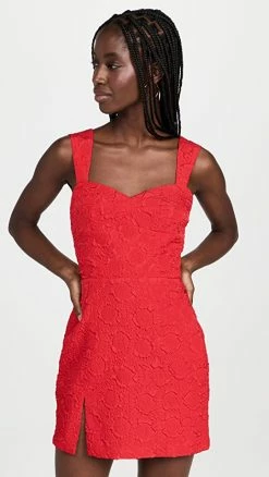 New ???? Amanda Uprichard Jordy ???? Dress Rub Ruby ????