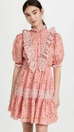 Best deal ???? ByTiMo Mini Frill ???? Dress Squarepink ⌛