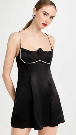 Best deal ???? For Love & Lemons Elora Mini ???? Dress Black ????