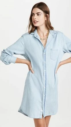 Outlet ❤️ Frank & Eileen Mary Button Up ???? Dress Classic Blue Wash ????