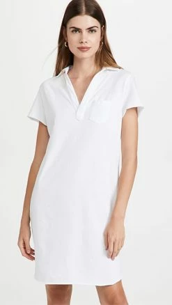 Cheapest ???? Frank & Eileen Short Polo ???? Dress White ????