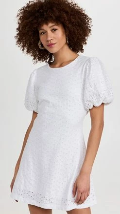 Jonathan Simkhai shop 8 Best Sale ???? Free People Apricot Rose Mini ???? Dress White ????