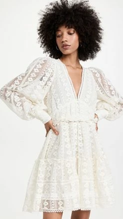 Discount ???? Hemant And Nandita Short Crochet ???? Dress White ????