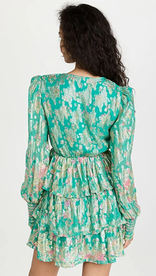 Buy ???? Hemant And Nandita Short Georgette ???? Dress Teal ???? 2 Buy ???? Hemant And Nandita Short Georgette ???? Dress Teal ???? - Image 2