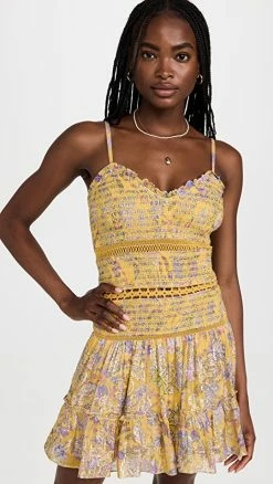 Coupon ???? Hemant And Nandita Short ???? Dress Canary Yellow ????