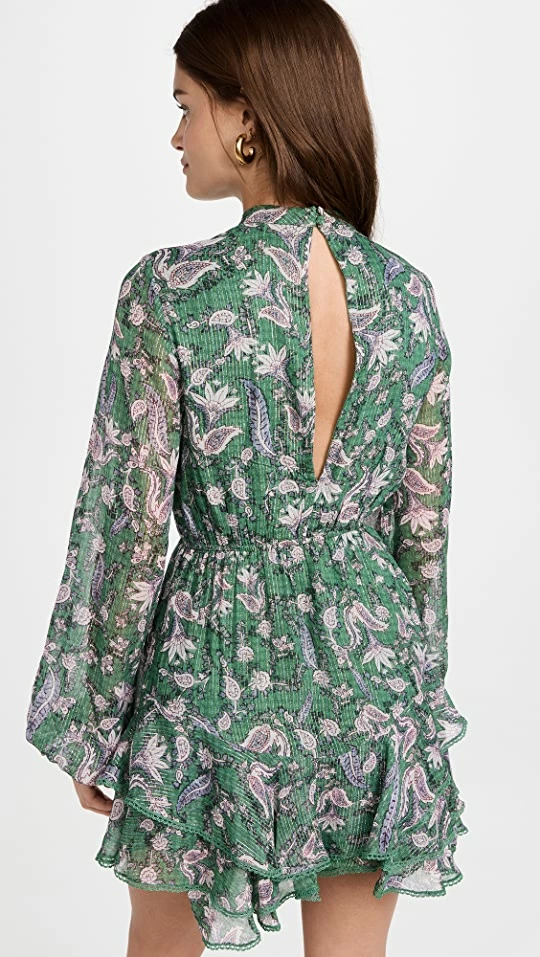 Buy ✔️ Hemant And Nandita Lisa Short ???? Dress Moss Green ???? 2 Buy ✔️ Hemant And Nandita Lisa Short ???? Dress Moss Green ???? - Image 2