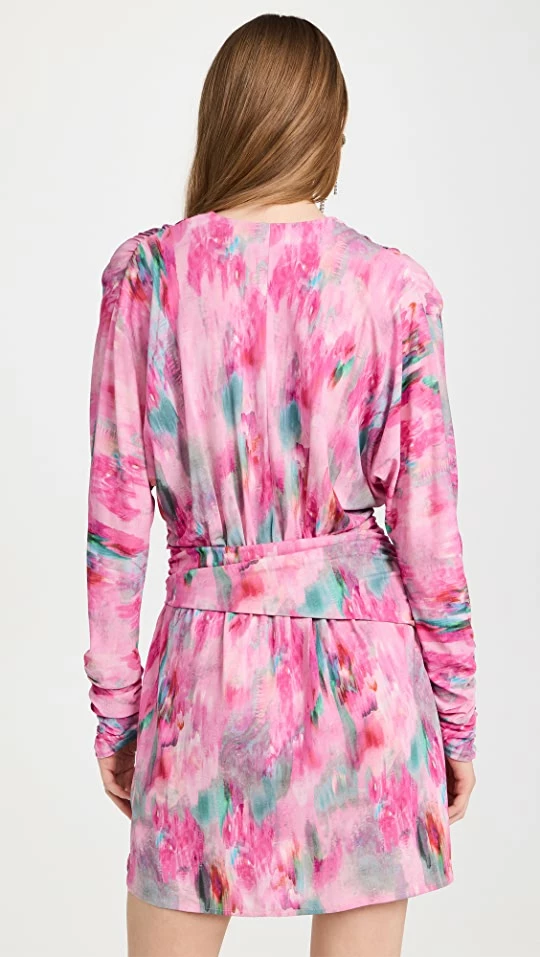 Brand new ⌛ IRO Zola ???? Dress Light Pink Multi ???? 2 Brand new ⌛ IRO Zola ???? Dress Light Pink Multi ???? - Image 2