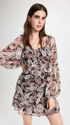 Budget ???? MINKPINK Sarika Mini ???? Dress Paisley ????