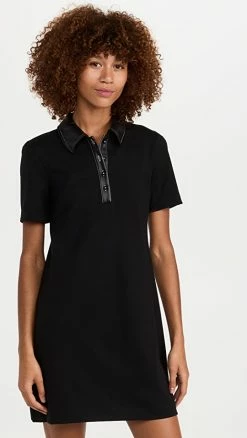 Jonathan Simkhai shop 18 Coupon ???? STAUD Jay ???? Dress Black/Black ✔️