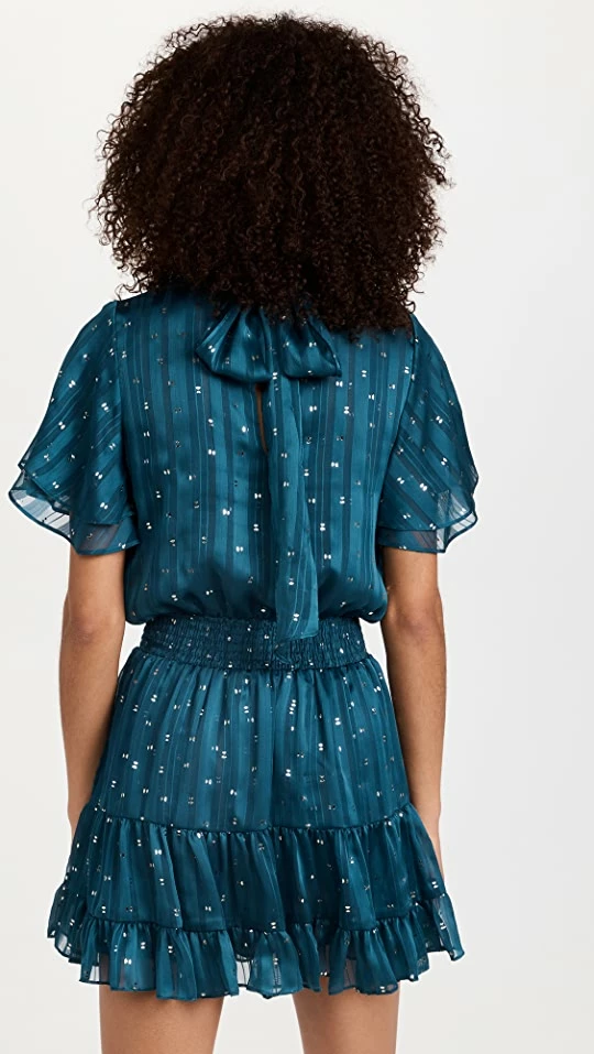 Best Pirce ✨ MISA Saffie ???? Dress Holiday Teal ???? 2 Best Pirce ✨ MISA Saffie ???? Dress Holiday Teal ???? - Image 2