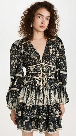 Jonathan Simkhai shop 34 Promo ❤️ Ulla Johnson Nina ???? Dress Rainforest ????