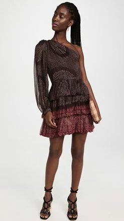 Outlet ✔️ Ulla Johnson Leah ???? Dress Garnet ⭐