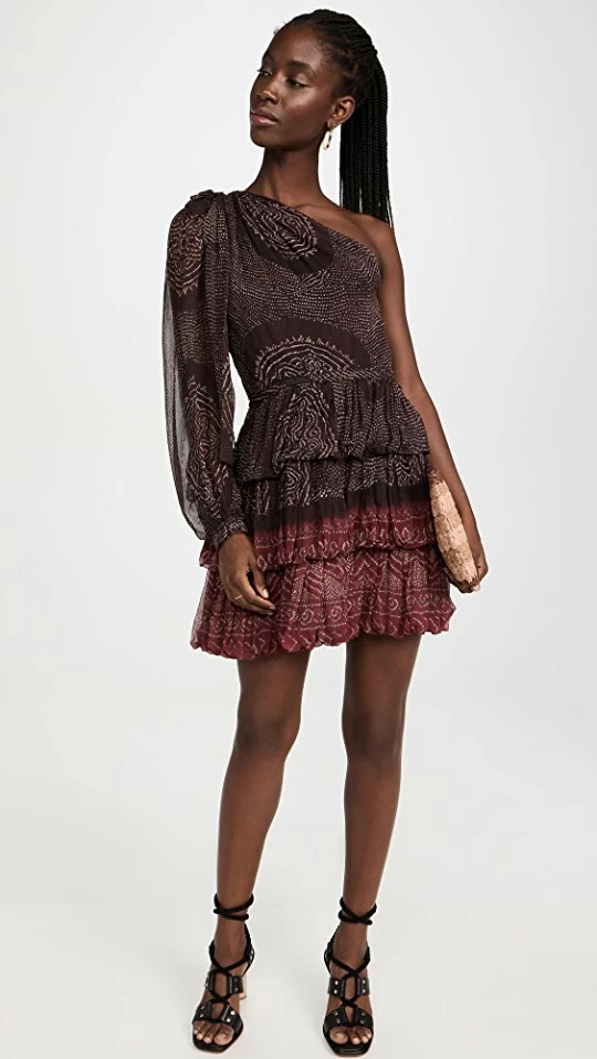 Outlet ✔️ Ulla Johnson Leah ???? Dress Garnet ⭐ 1 Outlet ✔️ Ulla Johnson Leah ???? Dress Garnet ⭐